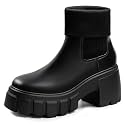 FITORY Women's Chelsea Boots Winter Fall Ankle Booties Ladies Chunky Heel