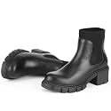 FITORY Women's Chelsea Boots Winter Fall Ankle Booties Ladies Chunky Heel