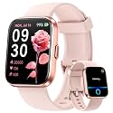 Fitpolo Smart Watches for Women, 1.8'' HD Women Smartwatch with Alexa Built-in, Bluetooth Calls, IP68 Waterproof, 7 Days Battery, Heart Rate/Sleep/SpO2 Monitor, 110 Sports Mode