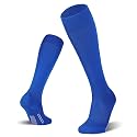 FITRELL 2/3 Pack Soccer Socks Baseball Softball For Youth Kids Boys Girls, Over-The-Calf Football Socks for Adult Men Women