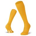 FITRELL 2/3 Pack Soccer Socks Baseball Softball For Youth Kids Boys Girls, Over-The-Calf Football Socks for Adult Men Women