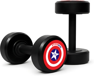FITRXX Captain America Style Black Rubber 2.5kgX2