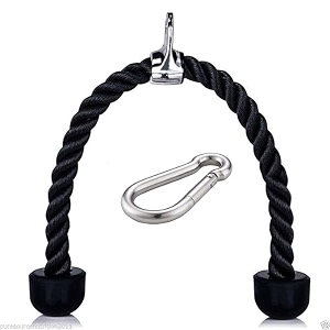 fitrxx bicepstricep rope for excercise- 30 inch triceps rope for gym gym rope for lat pull down machine gym cable wire for machine gym equipment triceps exercise equipment for home gym