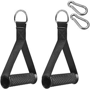 fitrxx combo tricep ropetricep pull down rope and v bar cable attachment  cable bar for strength training tricep rope for gym gym cable wire for machine wiith ergnomic handles