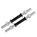 Fitrxx Combo Tricep Rope/Tricep Pull Down Rope and V Bar Cable Attachment – Cable Bar for Strength Training (Dumbbell Rod bar 14)