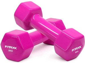 FITRXX Vinyl Dumbbells 4 Kg Men