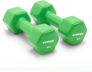 FITRXX Vinyl Dumbbells 5 Kg Men