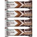 Fitspire Choco Fudge High Protein Bar Pack of 4 x 60g- 21g Protein per Bar -Whey Protein Blend with Fiber- Low Sugar Snack for Energy, Muscle Recovery and Daily Nutrition Support