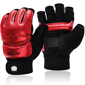 fitst4 half mitts ufc mma training boxing punch bag kickboxing sparring grappling martial arts muay thai taekwondo wrist wraps support gloves for women men kids