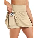 FitsT4 Sports Girls Skorts for Tennis Golf Uniform Skirt Cool Fabric UPF50