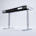 Fitt Rock Under Desk Cable Management Tray 1200mm x 113mm x 98mm – Metal Wire Organizer Rack for Power Strips, Extension Boards, Power Cords & Network Cables | Under Table Cable Holder