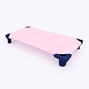 Fitted Cot Sheet for Daycare Toddlers 22"x40" – Pack of 6 Soft &amp; Breathable Microfiber Cot Sheets with Reinforced Elastic Loops Preschool &amp; Standard Size Toddler Cot Sheet for Daycare – Pink