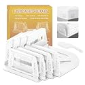 Fitted Sheet Holders for Corners Upgrade Bed Sheet Grippers Dual-Side Lock Design, 4Pcs Bed Sheet Holders for Corners Heavy Duty Sheet Clips,Lock Sheet Holders Keep Firm (Clear)