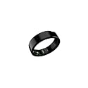 FITTR HART Smart Fitness Tracker Ring - Smart Ring - Real-time Heart Rate and Blood Oxygen, Body Recovery, etc - Upto 8 Days Battery Water Resistant (30 mtr) (8, Black)