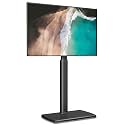 FITUEYES Swivel TV Stand for 32-75 Inch TVs with Height Adjustable, Black