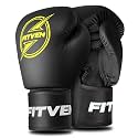 FITVEN Boxing Gloves for Men & Women Punching Bag Gloves Kickboxing Gloves Boxing Training Gloves for Boxing, Sparring, Muay Thai, MMA 12 14 16 oz