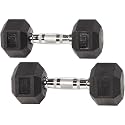 Fitvids Rubber Coated Hex Dumbbell Set with Storage Rack, 100/150/200/550 LB Hand Weight Set with Anti-Slip Grip for Home Gym