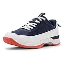 FitVille Wide Tennis Shoes for Men Pickleball Shoes Lightweight Breathable All Court Athletic Shoes with Arch Support &amp; Wide Toe Box