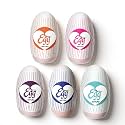 【Five-Pack】 Pocket Pussy Eggs Male Masturbators for Penis Training, Textured Stroker Stretchable Stimulator Sleeve with Strong Suction, Realistic Portable 3D Anal Sex Toys for Men