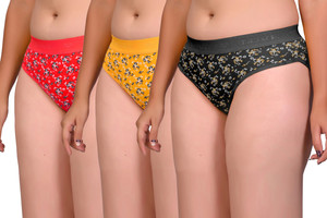 fiveflag pack of 3 women hipster multicolor panty