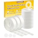 FIVEIZERO Double Sided Adhesive Dots - 1000pcs Mixed Size (0.4"、0.47"、0.59") Double Sided Balloon Tape, Heavy Duty Balloon Craft Dots, Clear Glue Points Dots for Balloons, Crafts, Wedding Decorations
