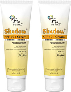 fixderma sunscreen - spf 50 pa shadow sunscreen spf 50 cream sunscreen for dry skin pack of 2