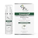 Fixderma Tomaglow Skin Brightening Serum for Face with 4% Niacinamide, 2% Alpha Arbutin, Vitamin C &amp; White Tomato Extract | Reduce Pigmentation &amp; Dark Spots | Brightens the Skin For Men &amp; Women - 30ML