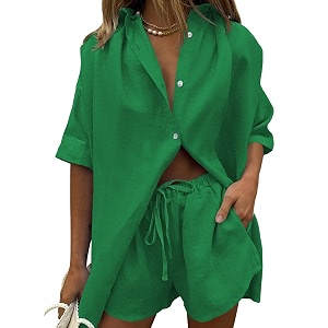 fixmatti women jumpsuit low v neck drawstring waisted long pant romper outfits