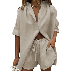 fixmatti women jumpsuit low v neck drawstring waisted long pant romper outfits