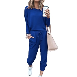fixmatti women jumpsuit low v neck drawstring waisted long pant romper outfits