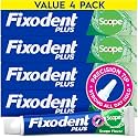 Fixodent Plus Scope Secure Denture Adhesive 2.0oz – Blue & Green,(Pack of 24)