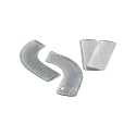Fizik Road Bar Gel 4 Pieces, (2 Curved, 2 Straight), Road Bike Handlebar Gel Pad, Light Blue, One Size