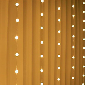 fizzytech 118 leds 31 m yellow flickering ball rice lights