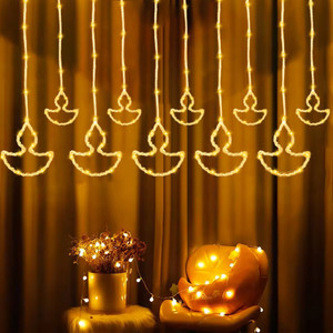 fizzytech 118 leds 35 m white flickering diya rice lights