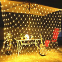 FIZZYTECH 118 LEDs 3.5 m Yellow Flickering Net/Mesh Rice Lights