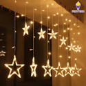 FIZZYTECH 118 LEDs 3.5 m Yellow Flickering Star Rice Lights