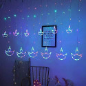 FIZZYTECH 118 LEDs 3.5 m Multicolor Flickering Diya Rice Lights