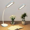fizzytech 360° Flexible Desk Lamp Light - USB Charging Night Light, Modern Touch Switch, All-in-One Adjustable Desk Lamp for Reading, Studying &amp; Office (Sky Blue)