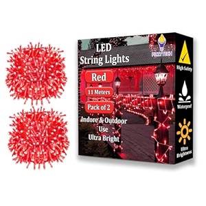 fizzytech 11meter 40 leds decorative string light  green led fairy light for diwali christmas weddings amp home decoration  polycarbonate pack of 54o led green p-5
