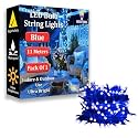fizzytech Diwali Light, Rice Light,Ladi Rice Light Christmas Light Home Decoration (40 LED Blue, Pack of 1)