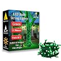 fizzytech 11 Meter 40 LED Green Fairy String Light, 5MM Decorative LED Wall Light for Home Decoration, Diwali, Christmas, Wedding &amp; Party Decor, Pack of 1