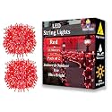 fizzytech 11Meter 40 LEDs Decorative String Light | Green LED Fairy Light for Diwali, Christmas, Weddings &amp; Home Decoration | Polycarbonate, Pack of 5(4O LED Green P-5)