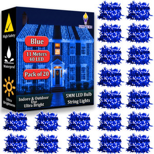 FIZZYTECH 40 LEDs 11 m Blue Flickering