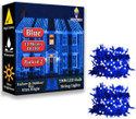FIZZYTECH 40 LEDs 11 m Blue Flickering String Rice Lights