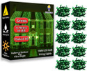FIZZYTECH 40 LEDs 11 m Green Flickering String Rice Lights