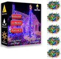 FIZZYTECH 40 LEDs 11 m Multicolor Flickering String Rice Lights