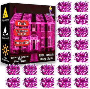 FIZZYTECH 40 LEDs 11 m Pink Flickering