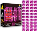 FIZZYTECH 40 LEDs 11 m Pink Flickering
