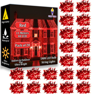 FIZZYTECH 40 LEDs 11 m Red Flickering