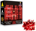 FIZZYTECH 40 LEDs 11 m Red Flickering String Rice Lights